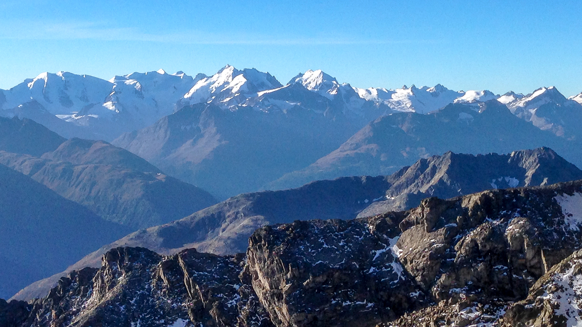 Piz Kesch über die Nadel-1400