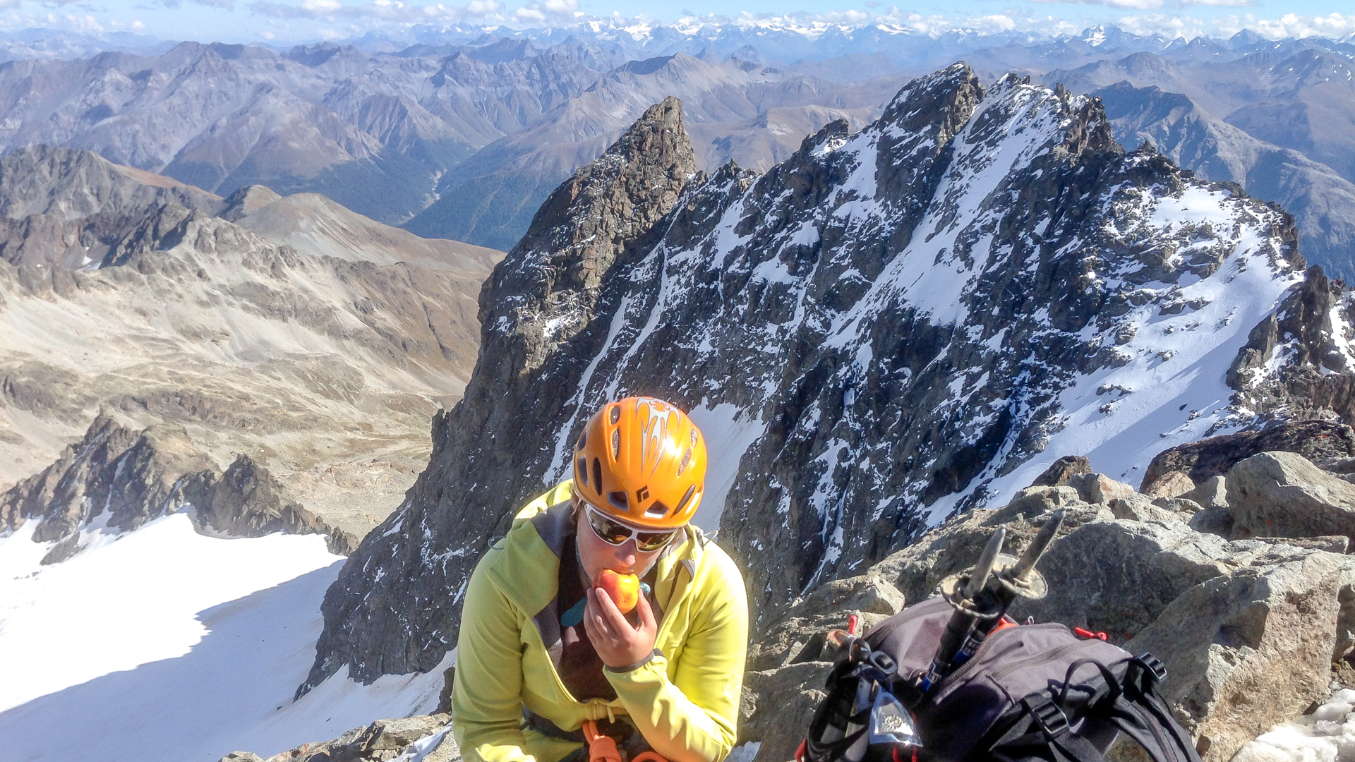 Piz Kesch über die Nadel-1411