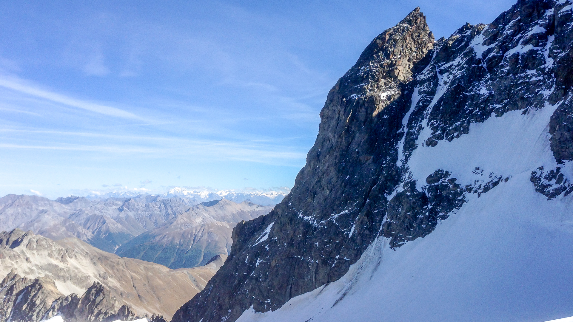 Piz Kesch über die Nadel-1419